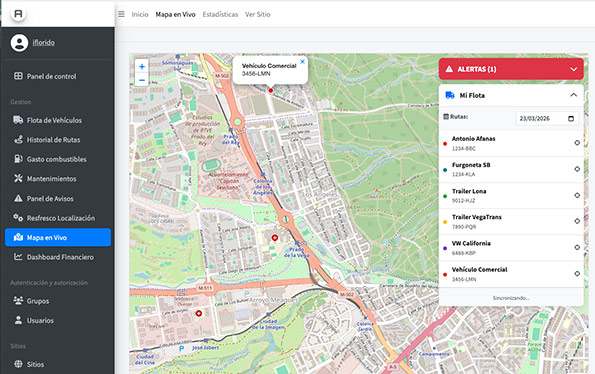 NavControl – Sistema de localización de flotas